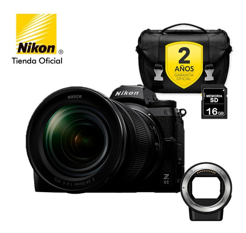Imagen 1 de 8 de Cámara Nikon Z6ii  Con Lente Z 24-70 Y Maletín