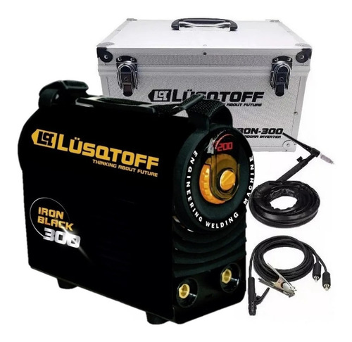 Soldadora Inverter Lusqtoff Iron Black 300 Mma Lift Tig