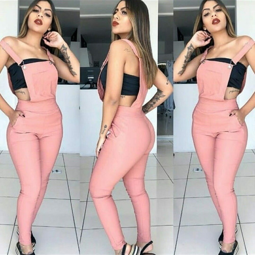 roupa feminina jardineira