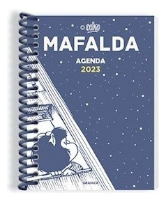 Agenda 2023 Mafalda [tapa Azul] [dia Por Pagina] (anillado)