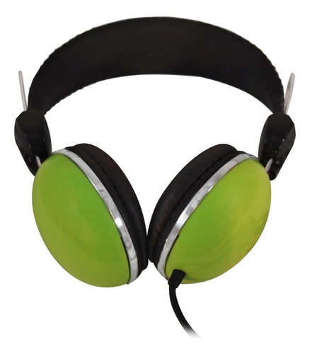 Audifonos Estéreo Hifi Con Cable Fa-594m Fonestar Color Verde