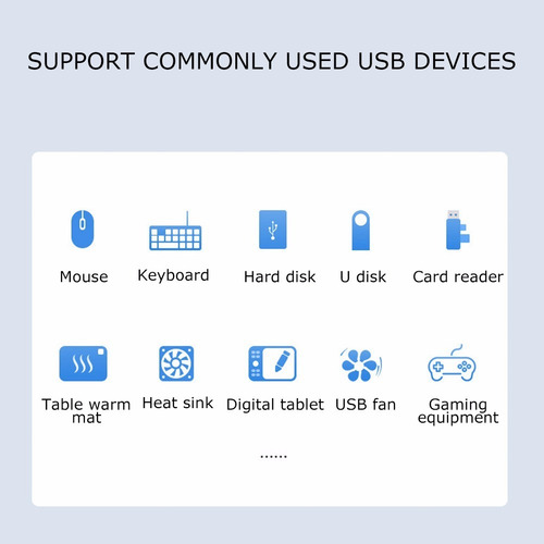 Imagen 5 de 6 de Usb Hub Splitter Adaptador 4 Puertos Multi-función Led Luz T