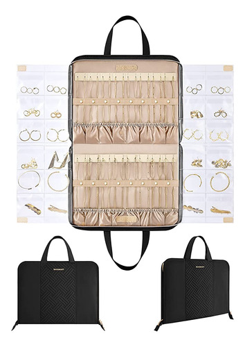 Bagsmart Travel Jewelry Organizer Case Portable Jewelry Roll