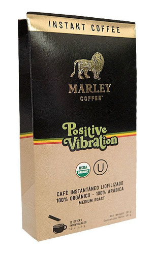 Café Liofilizado Pack 12un Positive Vibration Marley Coffee