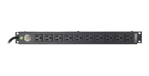 Multicontactos 8 Salidas Horizontal Para Rack De 1 Unidad