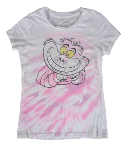 Disney Playera Con Diseño Cheshire Niña Talla 12 (Usado)