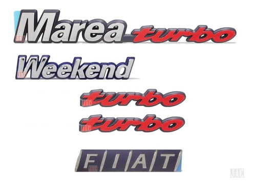 Símbolo Marea Weekend Turbo + Turbo + Fiat - 1998 À 2001