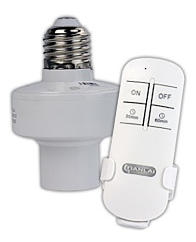 Socket Con Sensor Compatible Con Focos E27 Control Remoto
