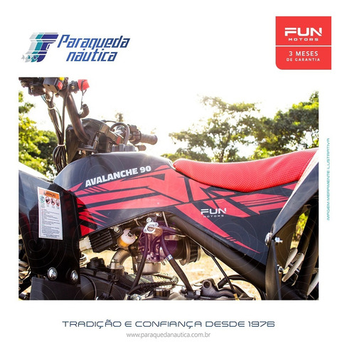 Imagem 9 de 14 de Atv Fun Motors Avalanche 90