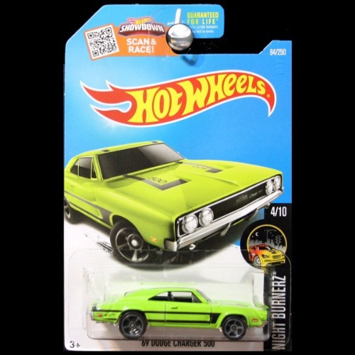 Hot Wheels # 84/250 - ´69 Dodge Charger 500 - 1/64 - Dhx23