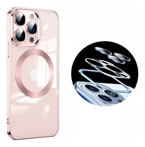 Carcasa Magsafe Metalizada iPhone 14, Max, Pro, Pro Max