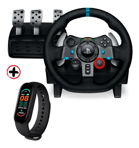 Volante G29 Logitech Con Pedalera Línea G + Smartwatch Bde