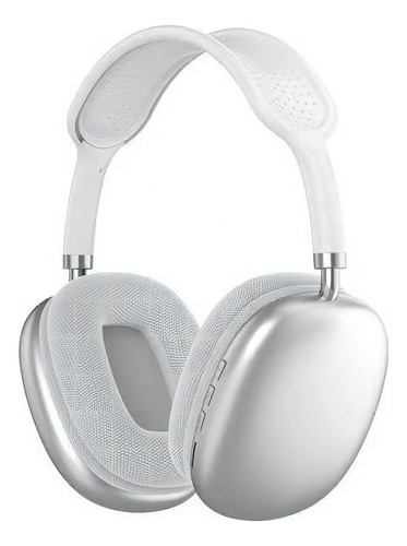 Auriculares S/Fio Bluetooth c/Micrófono Max P9 Air Premium Cor Prateado