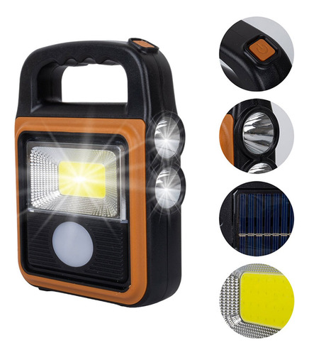 Linterna Camping Led Solar Super Brillante Recargable