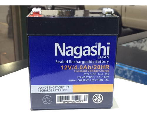 Bateria Recargable 12v-4ah Nagashi / Mrtecnología