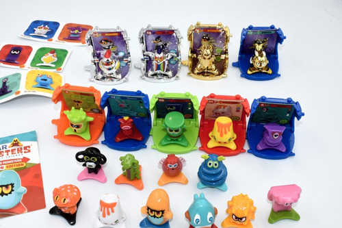 Lote De Star Monsters Los Mas Super Raros Con Base (Usado)