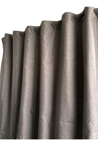 Cortinas Blackout Lino | 2 Paños 210x135 Visón