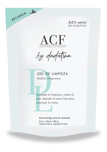 Acf Dadatina Gel De Limpieza Facial X180 Ml Recarga