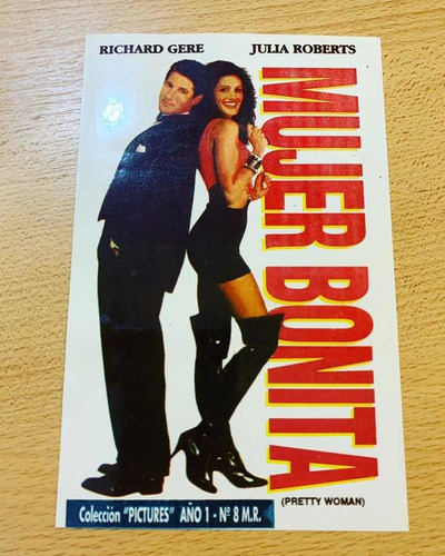 Calco Stickers Retro Película Mujer Bonita