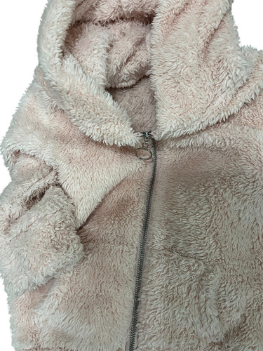 Campera Peluche Rosa Talle Para 18 A 24 Meses! Última!