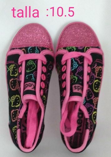 Zapatillas De Niña Hello Kitty - Keds -talla 10.5