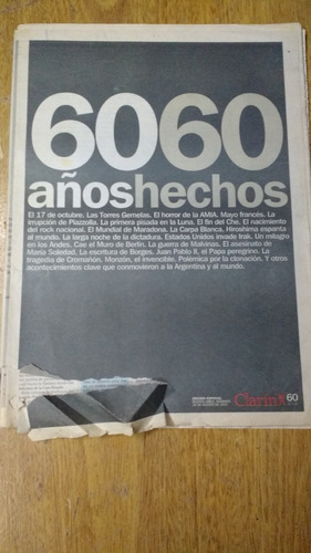 Diario Clarin 2005 60 Años De Hechos