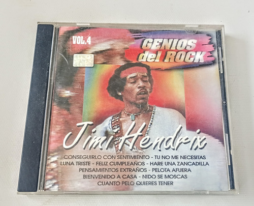 Jimi Hendrix Genios Del Rock Vol.4 (c.d)