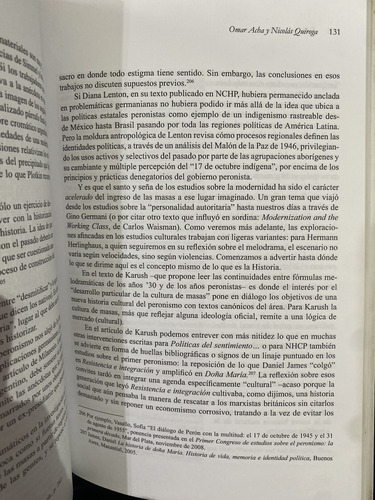 El Hecho Maldito Peronismo Acha Y Quiroga Prohistoria