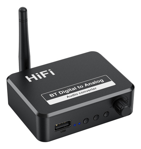 Regalo Bluetooth 5.1 Transmisor Receptor De Fibra Óptica