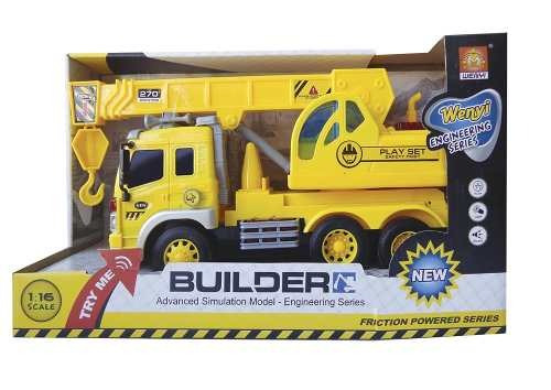 Grua Camion A Friccion Con Luz Y Sonido Nenes
