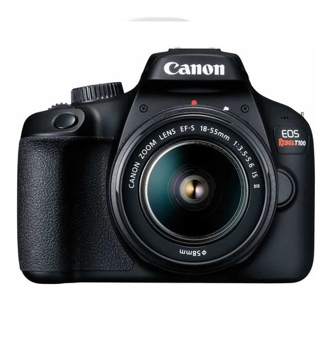 Imagen 4 de 7 de Camara Fotos Digital Canon T100 Memoria Kingston 32gb C10