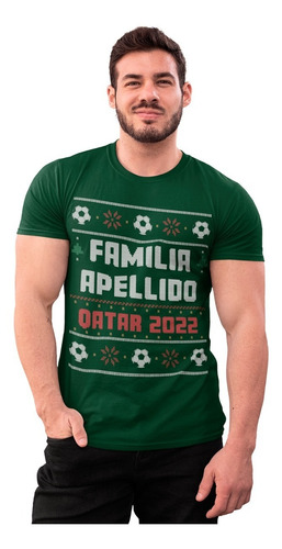Playera Personalizada Familiar - Ugly Sweater - Qatar 2022