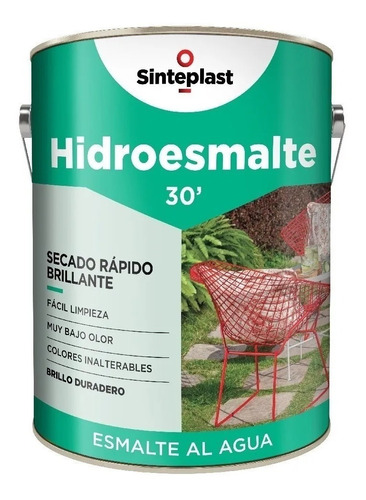 Recuplast Hidroesmalte Al Agua Blanco Brillante  X 1 Lt - Kromacolor