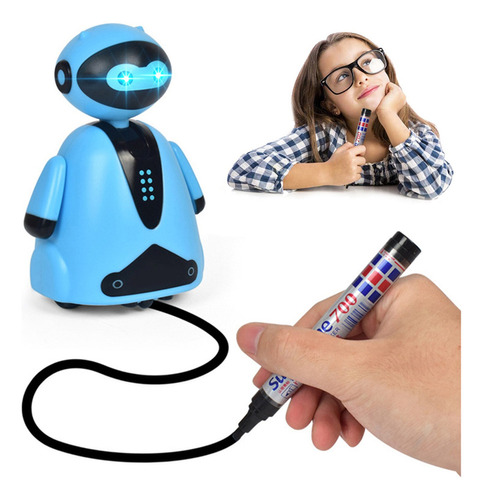 Sigue Cualquier Robot Inductivo Magic Pen De Línea Dibujada