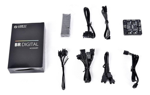 Imagem 4 de 5 de Cooler Fan Lian Li Bora Digital Black 120mm Rgb - Br Digital