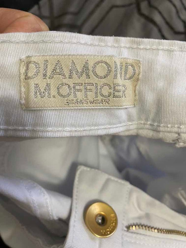 Calça Branca M. Officer Tamanho 36 Modelo Boot Cut