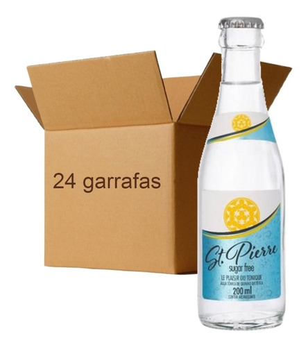 24x Tônica St. Pierre Sugar Free Long Neck 200ml