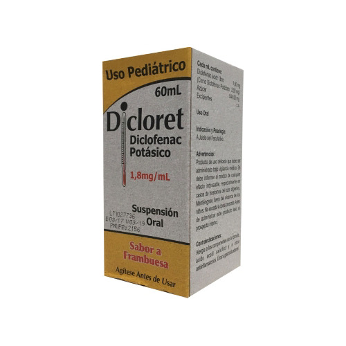 Dicloret Suspensión Pediátrica 60ml