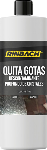 Quita Gotas Lluvia Ácida Parabrisas Rinbach® 1lt Envío