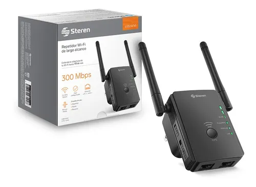 Access point, Repetidor, Router Steren COM-8200 negro 100V/240V