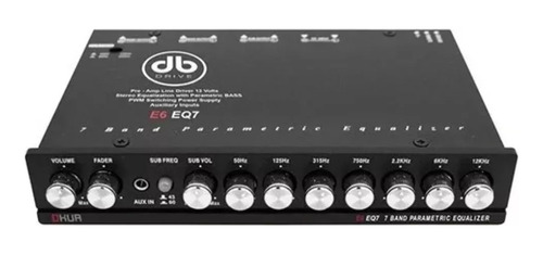 Ecualizador Paramétrico 7 Bandas Db Drive E6 Eq7 7 Volts