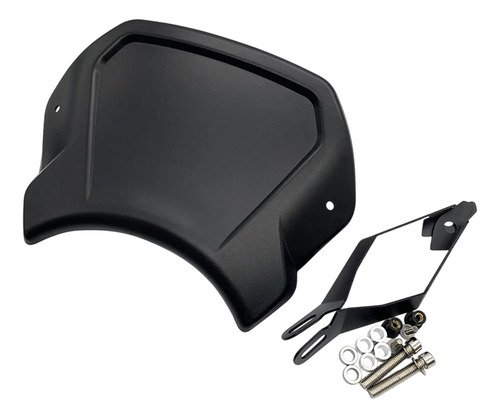 Parabrisas De Motocicleta, Placa Frontal, Deflector De Negro