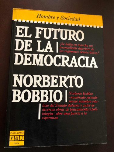 Libro El Futuro De La Democracia - Norberto Bobbio - Oferta