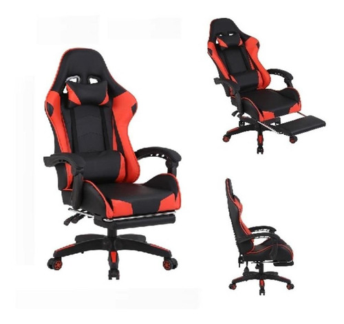 Cadeira Gamer Escritorio Fire Vermelha Ergonomica Profission