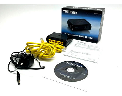 Trendnet Tw100-s4w1ca 4-port Broadband Router Mss