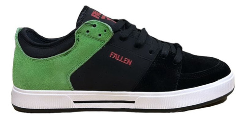 Tenis Fallen Trooper True Fit Black/lime/red 