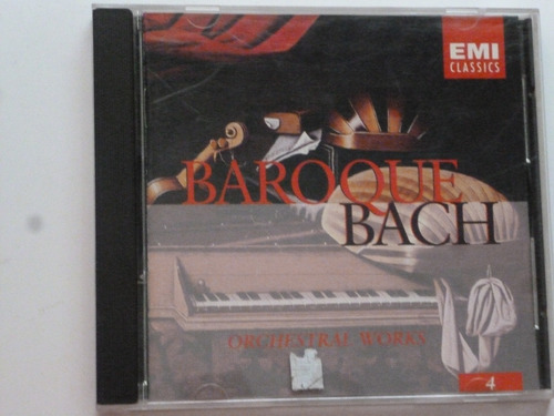 Bach Baroque Orchestal Works Yehudi Menuhin Cd Emi (a) 