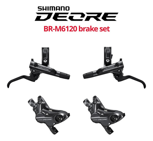 Kit Frenos Hidraulicos Shimano M6120 4 Pistones