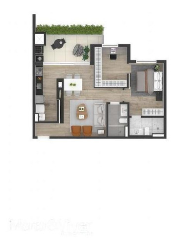 Imagem 6 de 15 de Apartamento Para Venda Em Curitiba, Centro, 3 Dormitórios, 1 Suíte, 2 Banheiros, 2 Vagas - Ctb6640_1-1820087