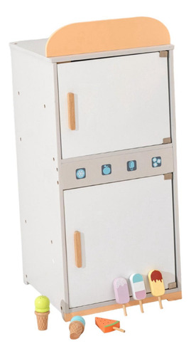 Juego De Refrigerador De Madera Para Niños, Juego De
